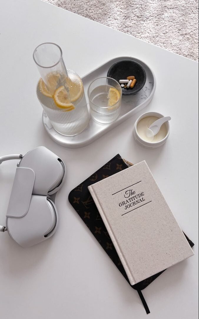 The gratitude journal 
aesthetic
Airpod max