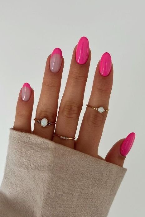 Fuchsia nails