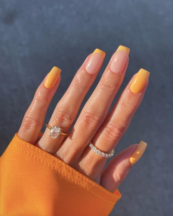 tangerine nails