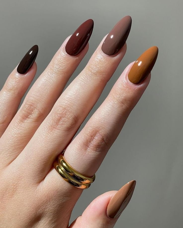 Fall nails classic tones